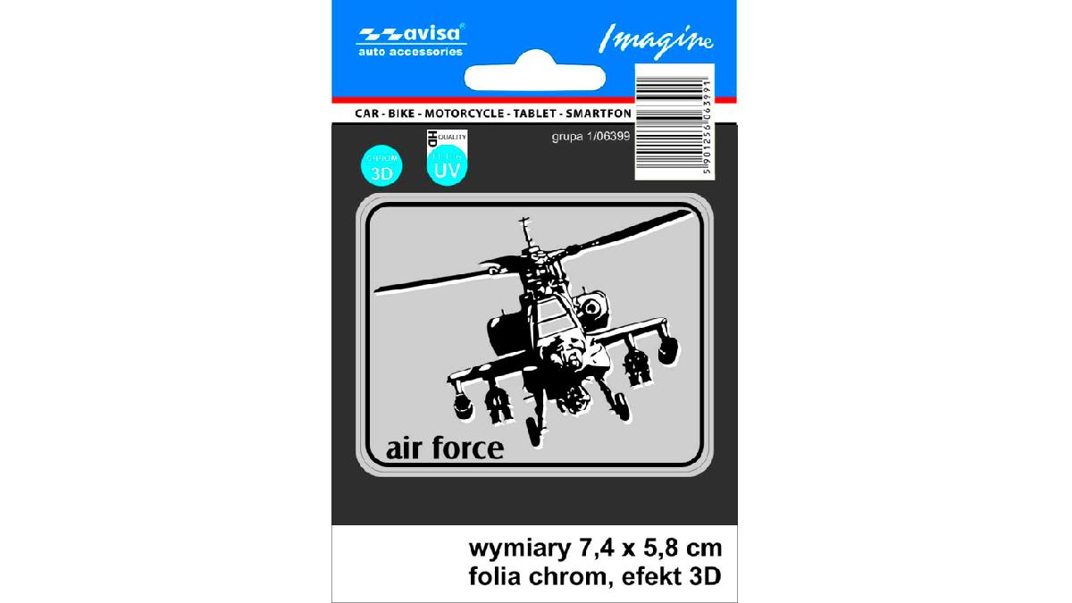 Autocollant+AutoTattoo+Helicopter+3D+Chrome+-+7%2C4+x+5%2C8+cm